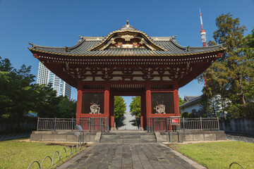 Fototapeta premium 増上寺 旧台徳院霊廟惣門