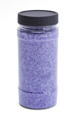 Purple Bath Salts in Bottle