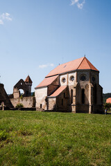 Fototapeta premium The Cârța Monastery is a former Cistercian monastery in the Țara Făgărașului region in southern Transylvania in Romania, currently an Evangelical Lutheran church belonging to the local Saxon community