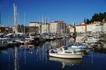 Obraz premium Harbour of Piran, Slovenia