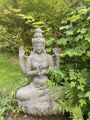 sculpture bouddhiste au Loriot