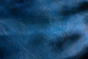 Blue textured background - Top view