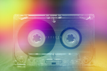 Audio cassette for music nostalgia play vintage