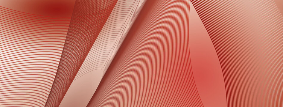 Copertina social, astratto, business, linee