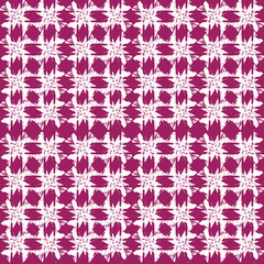 ethnic pattern with check seamless in purple background for fabric
