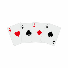 playing card icon, playing card vector sign symbol illustrations