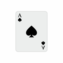 playing card icon, playing card vector sign symbol illustrations