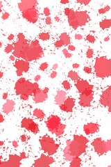 red multicolor ink watercolor stains on white background, messy chaotic abstract minimalist wallpaper design