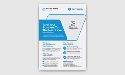 Corporate Flyer Template Design 18
