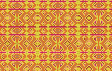 Tribal seamless colorful geometric pattern.Minimalist geometric artwork poster full of colors with simple shapes and figures.
