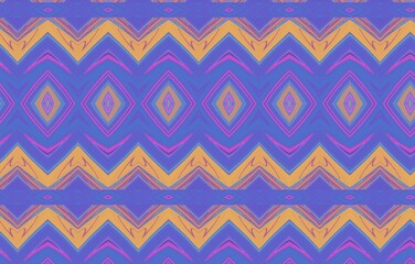 Geometric ethnic pattern seamless design for background or wallpaper.Seamless pattern with stylized leaves.