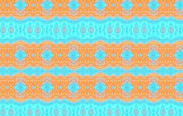 Seamless Ikat Pattern. Abstract background for textile design, wallpaper, surface textures, wrapping paper.Abstract ethnic ikat pattern background.