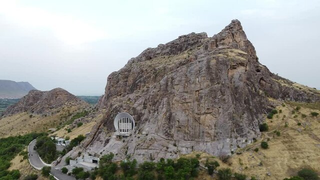Landscape Of Kyrgyzstan. Osh. Mount Sulaiman-Too