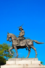 Obraz premium 伊達政宗騎馬像 宮城県