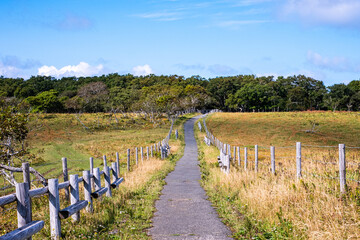 初秋の北海道の道東