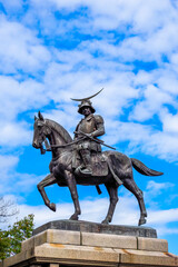 伊達政宗騎馬像 宮城県