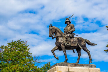 伊達政宗騎馬像 宮城県
