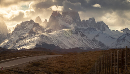 Cloudy Patagônia day, El Chaltén