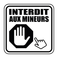 Logo interdit aux mineurs.