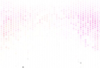 Light Pink, Yellow vector pattern with spheres.