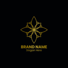 Minimalist Ornament Mandala Fashion Logo