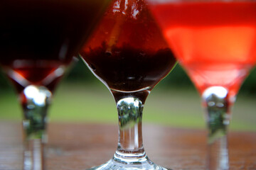 glass of red wine