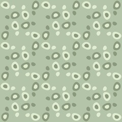 Rounded abstract seamless pattern - accent for any surfaces.