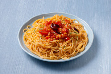ミニトマトのパスタ