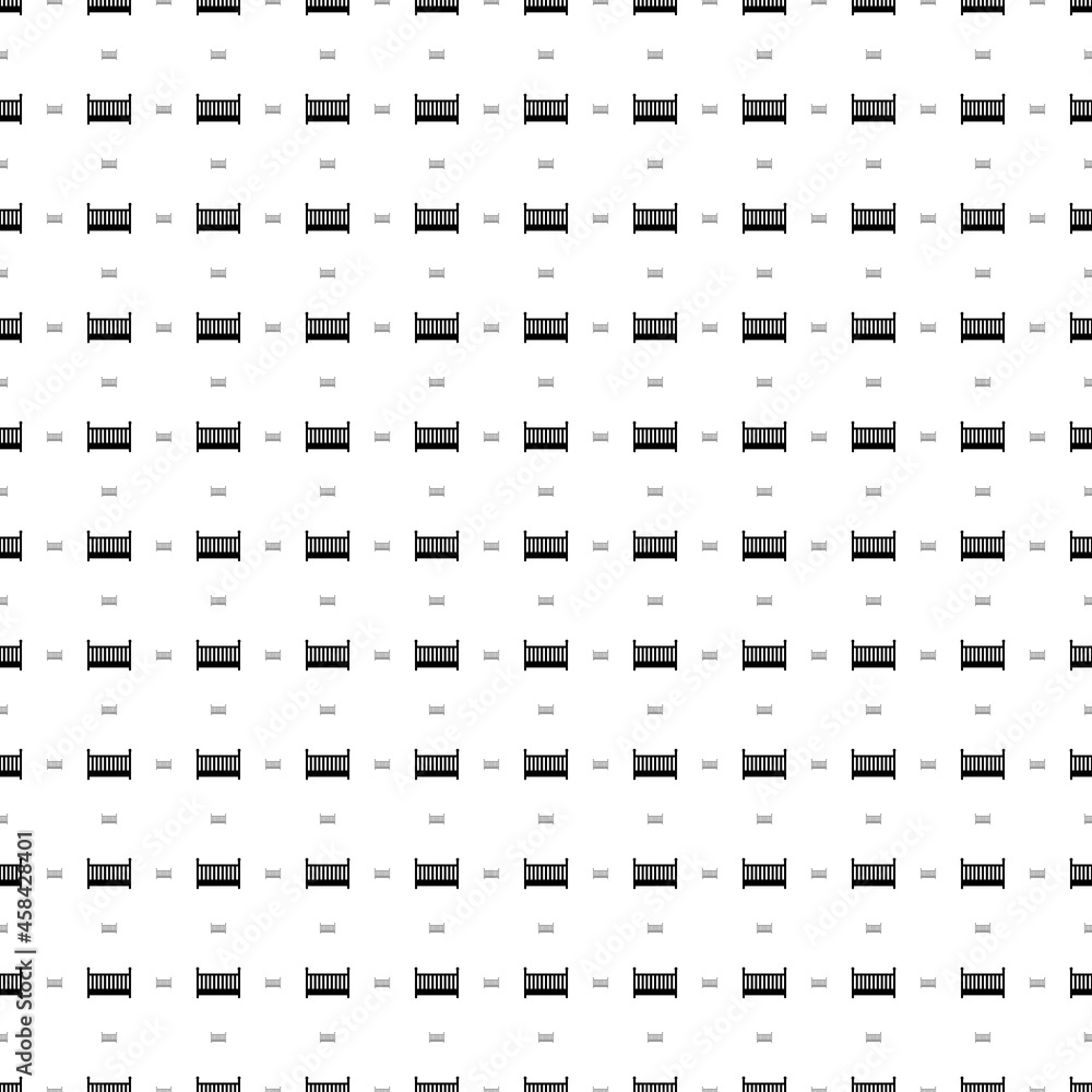 Poster square seamless background pattern from geometric shapes are different sizes and opacity. the patter
