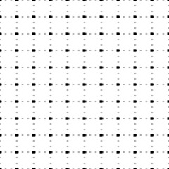 Square seamless background pattern from black video camera symbols are different sizes and opacity. The pattern is evenly filled. Vector illustration on white background