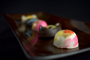 Bombones, Budines, Alfajores con dulce de leche