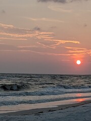 Obraz premium sunset on the beach