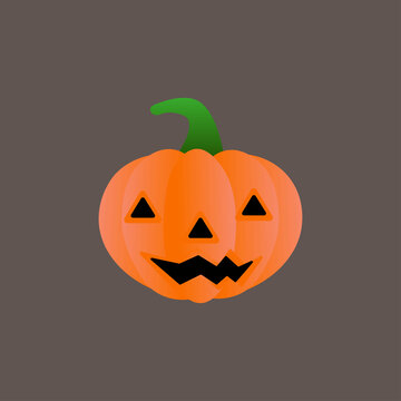 Halloween pumpkin clipart vector image