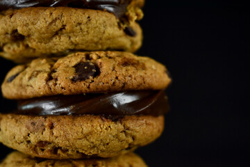 reposteria, bombones con dulce de leche y chocolate