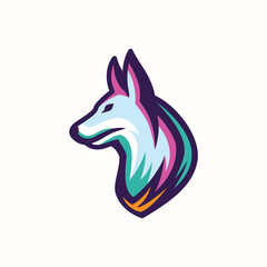 Dog Colorful Logo Design