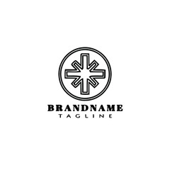 bolt logo icon cartoon design template black isolated vector