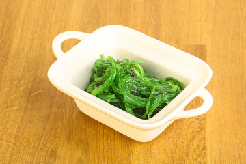Japanese traditional seaweed salad Chukka