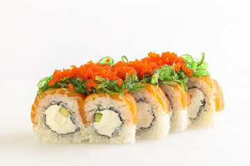 Japanese tradtional roll with salmon