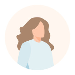 A brown hair lady in blue shirt profile picture