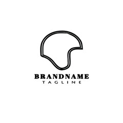 bonnet logo unique template icon black isolated vector illustration