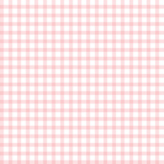 Seamless tartan pattern. Plaid repeat vector Available in pink and white Designed for publication, gift wrapping, textiles, chess table backgrounds for tablecloths.