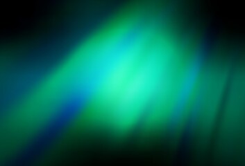 Dark Blue, Green vector glossy abstract backdrop.