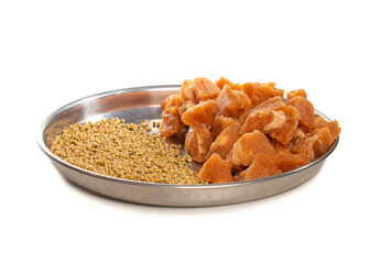 jaggery and coriander