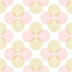 Dot pattern background. Vector retro dot seamless repeat design of textured spots. Cute colourful geometric resource element.