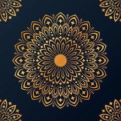 Luxury ornamental mandala design background