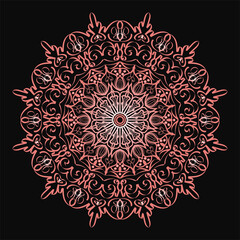 decorative concept abstract mandala illustration