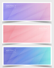 Trendy gradient flowing geometric abstract pattern background texture for poster flyer cover design UX UI website Minimal color gradient banner template Modern vector wave shape for brochure