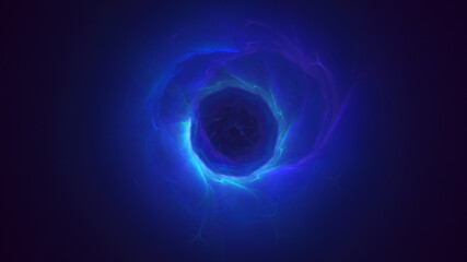 3D rendering abstract round light background