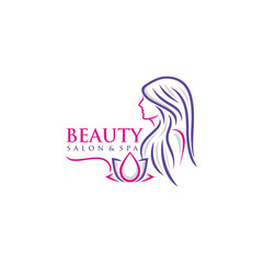 Obraz na płótnie Canvas Beauty salon and spa logo