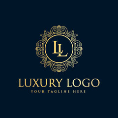 Set of Elegant Capital Letters Vintage Logo Filigree Monograms. Beautiful Collection. English Alphabet. Simple Drawn Emblems. Graceful Style. Design of Calligraphic Insignia. Vector Illustration